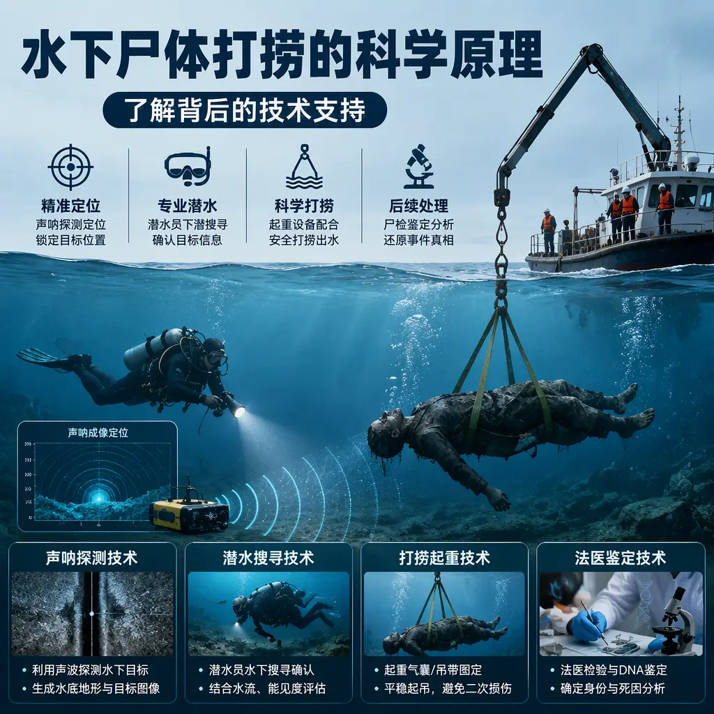 舟山水下尸体打捞的科学原理，了解背后的技术支持